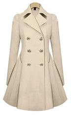 Trench-Coat Avec Coupe Ajustée Pour Femmes | Idéal Pour Les Occasions Quotidiennes