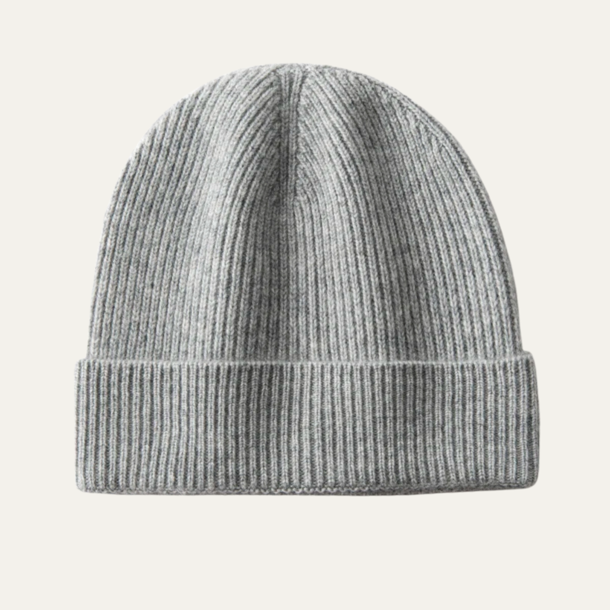 Bonnet À Côtes avec Revers pour Hommes | Idéal pour Les Activités Quotidiennes En Saison Froide