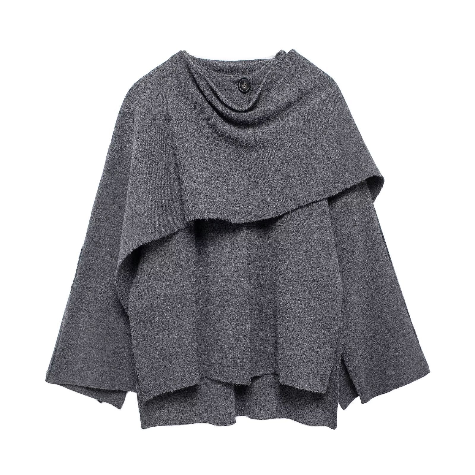 Cape Coat avec Coupe Fluide pour Femme | Idéal pour l’Automne