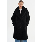 Veste Polaire Oversize avec Col Montant et Fermeture Zippée pour Femme | Idéale pour Temps Froid