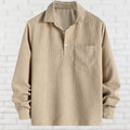 Chemise À Manches Longues Avec Poche Poitrine Pour Homme | Idéal Pour Usage Quotidien