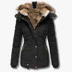 Manteau D'Hiver à Capuche avec Fermeture Zippée pour Femme | Idéale pour les Journées Froides