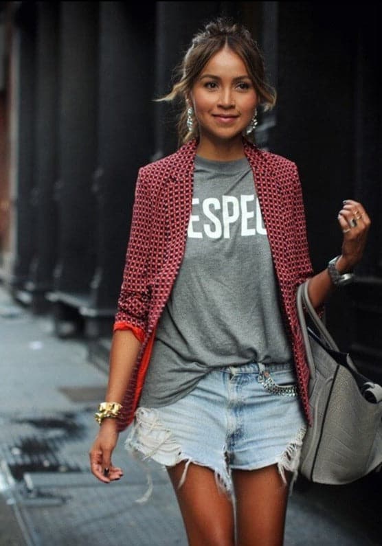 Veste À Motif À Carreaux Avec Col À Revers Pour Femme | Idéale Pour Usage Quotidien Et Travail