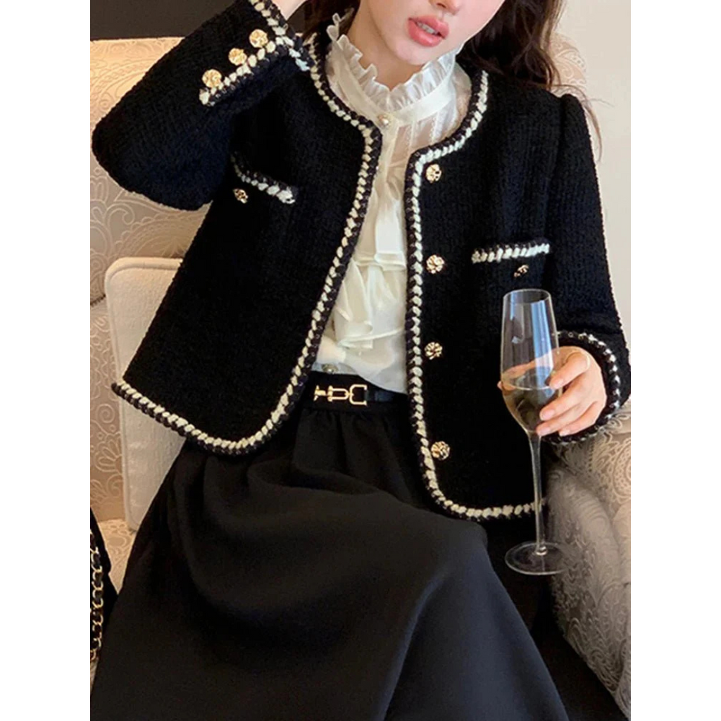 Veste Style Vintage Avec Fermeture À Boutons Pour Femme | Idéal Pour Travail Et Occasions Formelles