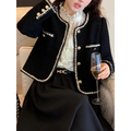 Veste Style Vintage Avec Fermeture À Boutons Pour Femme | Idéal Pour Travail Et Occasions Formelles
