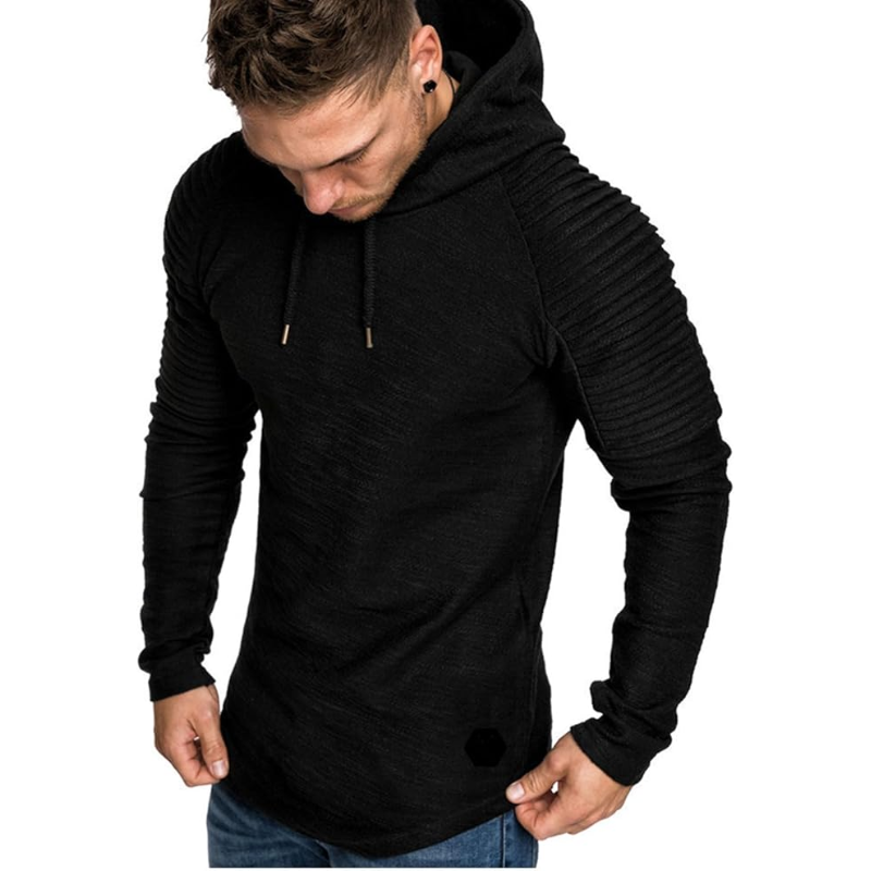 Sweat à Capuche avec Manches Structurées pour Hommes | Idéal pour les Tenues Quotidiennes