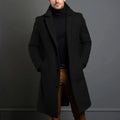 Manteau Long à Col Classique pour Homme | Idéal pour les Journées Fraîches