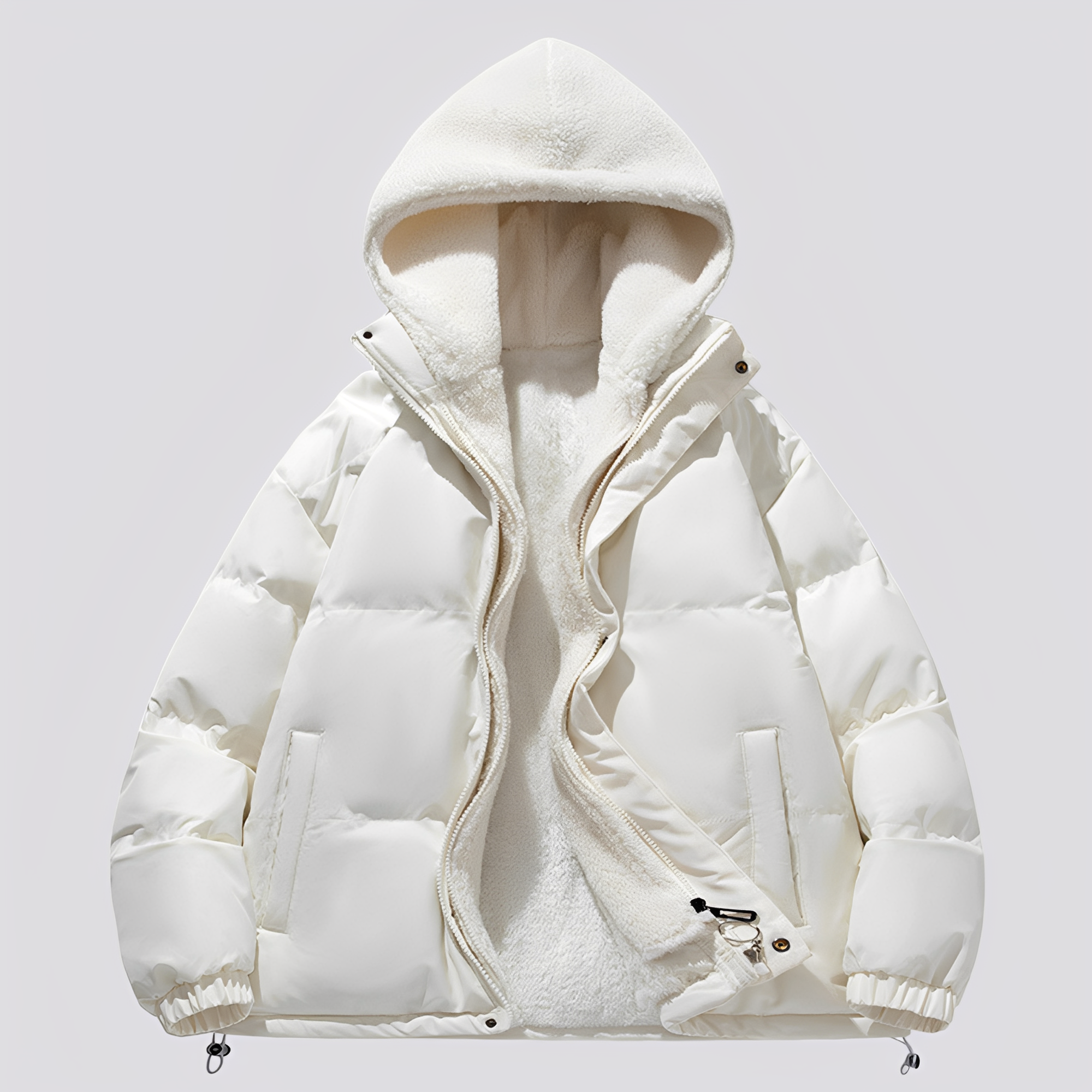 Veste À Capuche Avec Fermeture Zippée Et Coupe Ample Pour Homme | Idéale Pour L'hiver