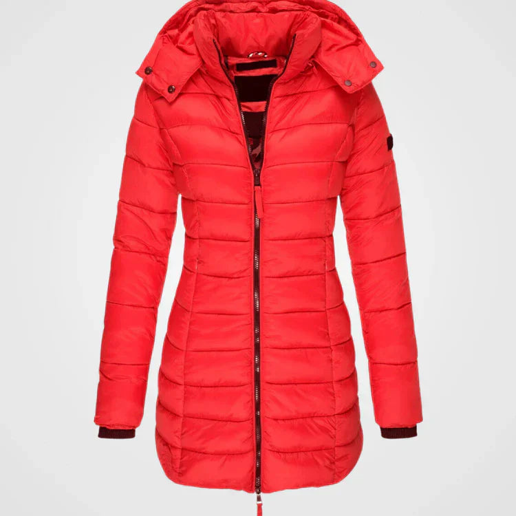 Manteau Long Matelassée à Capuche pour Femme | Idéale pour l’Hiver