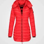 Manteau Long Matelassée à Capuche pour Femme | Idéale pour l’Hiver