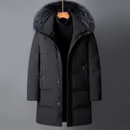 Parka D’Hiver avec Capuche Et Fourrure Synthétique Amovible pour Hommes | Idéale pour Saison Froide