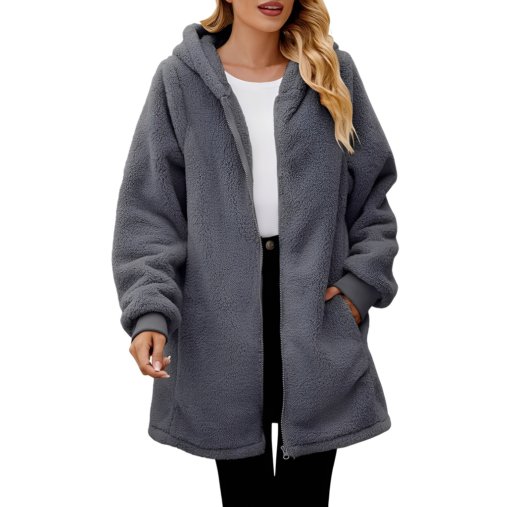 Veste à Coupe Ample avec Capuche pour Femme | Idéale pour les Activités de Plein Air