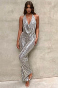 Combinaison avec Détails à Sequins pour Femme | Idéale pour les Événements Spéciaux