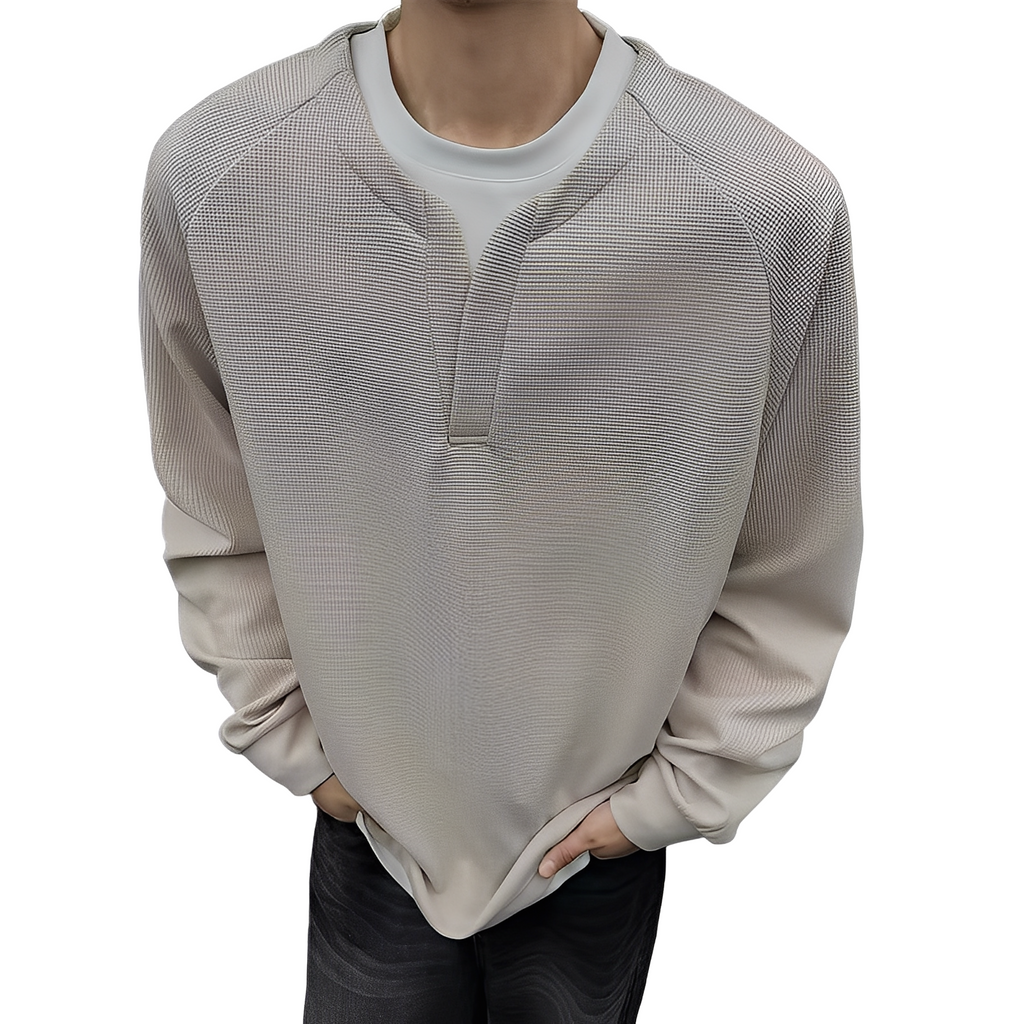 Pull Avec Motif Gaufré Pour Hommes | Idéal Pour Le Quotidien