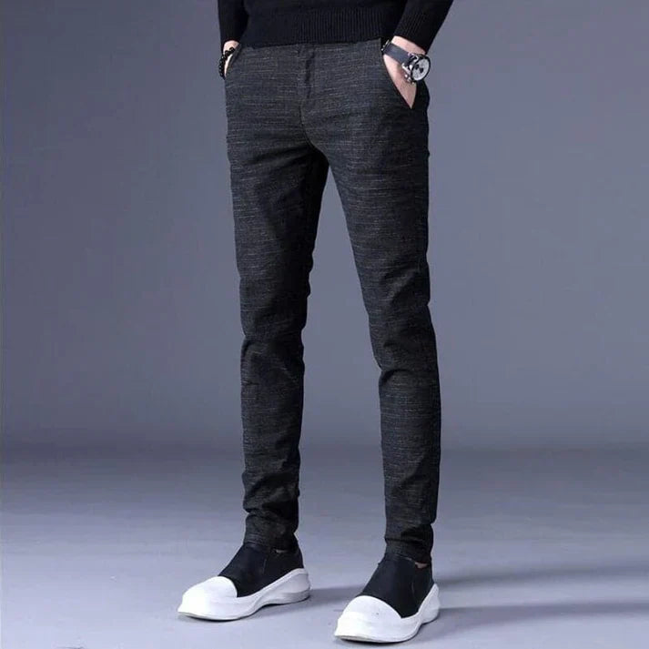 Pantalon à Coupe Droite pour Homme | Idéal pour le Bureau ou les Sorties Décontractées