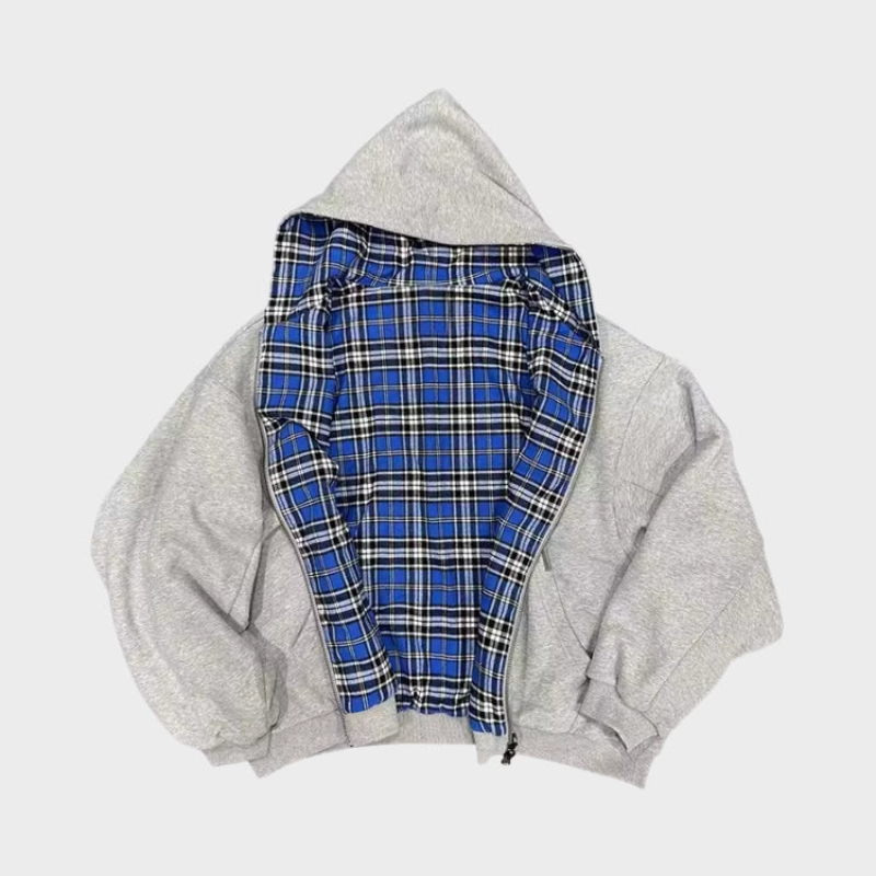 Sweat à Capuche Réversible avec Coupe Oversize pour Adultes | Idéal pour les Looks Urbains