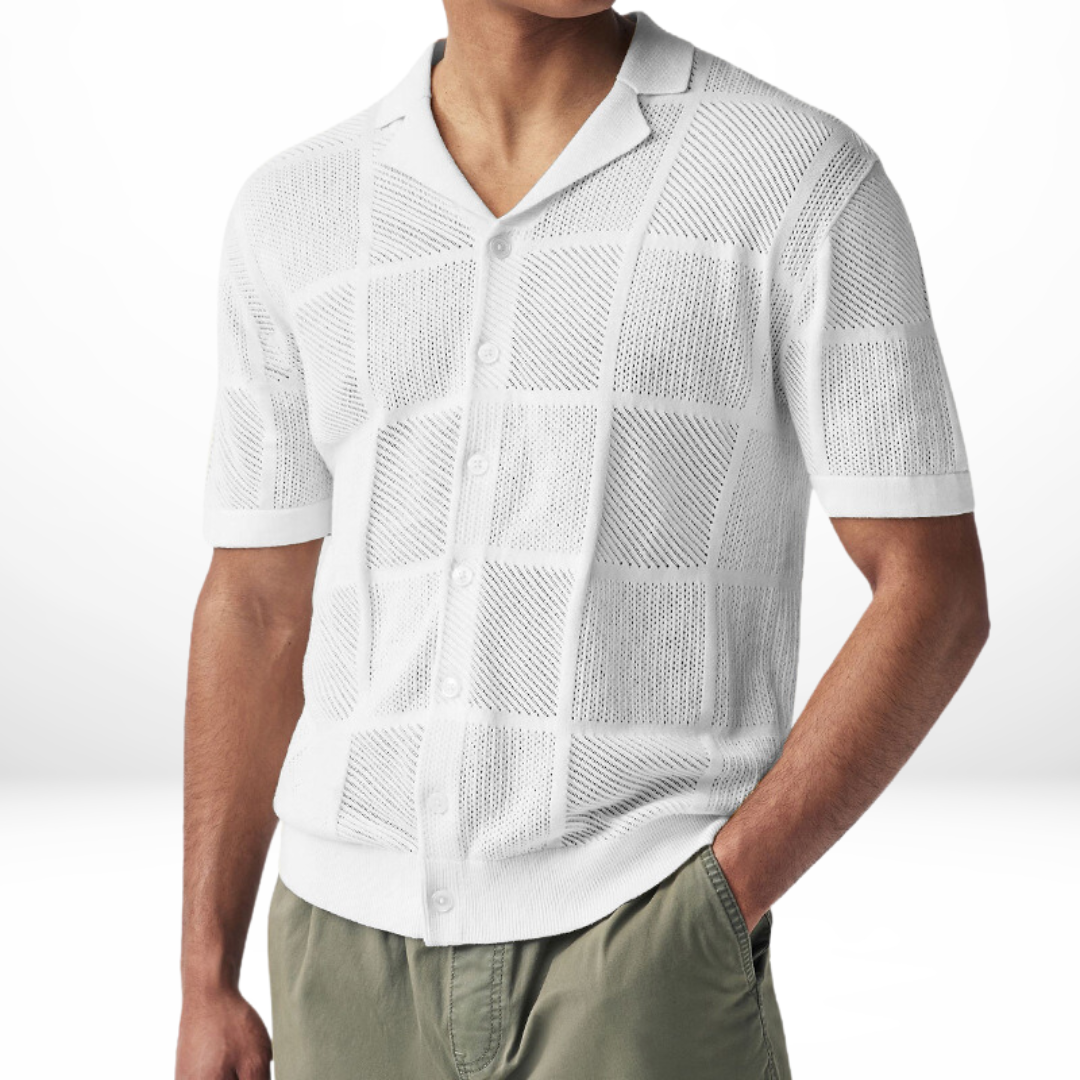 Chemise En Maille Respirante Pour Hommes | Idéale Pour Les Activités Quotidiennes Et De Loisirs