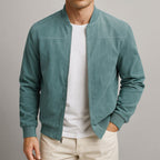 Veste avec Fermeture Zippée et Col Montant pour Hommes | Idéale pour Usage Quotidien
