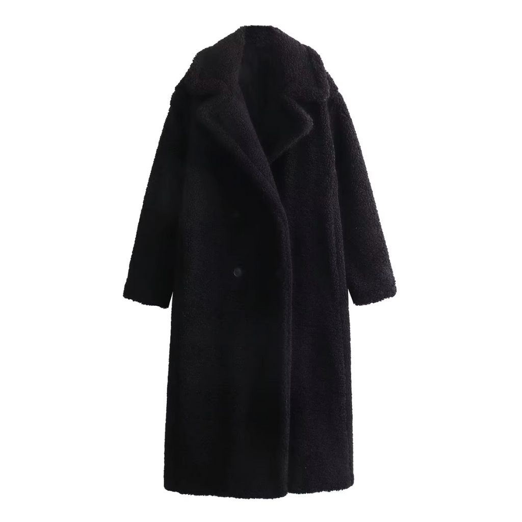 Veste Polaire Oversize avec Col Montant et Fermeture Zippée pour Femme | Idéale pour Temps Froid