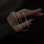 Collier Fin avec Chaîne Simple pour Femme | Idéal pour Un Usage Quotidien