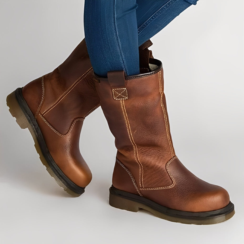 Bottes D’hiver À Coupe Classique Avec Semelle De Marche Pour Femmes | Idéales Pour L’hiver