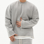 Pull pour Homme avec Coupe Ample et Col Rond | Idéal pour un Usage Quotidien Toute l’Année