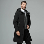 Parka Longue avec Capuche Intégrée pour Homme | Idéal pour la Saison Hivernale