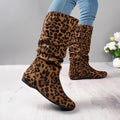 Bottes Mi-Mollet À Semelle Plate Avec Zip Latéral Pour Femmes | Idéal Pour Usage Quotidien