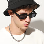 Lunettes De Soleil Rectangulaires Pour Hommes | Usage Extérieur