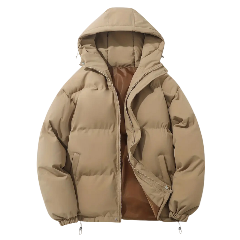 Veste D'hiver Matelassée Avec Capuche Pour Homme | Idéale Pour La Saison Froide