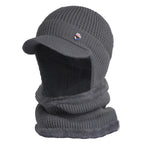 Bonnet d’Hiver avec Visière et Cache-Oreilles pour Hommes | Idéal pour la Saison Froide