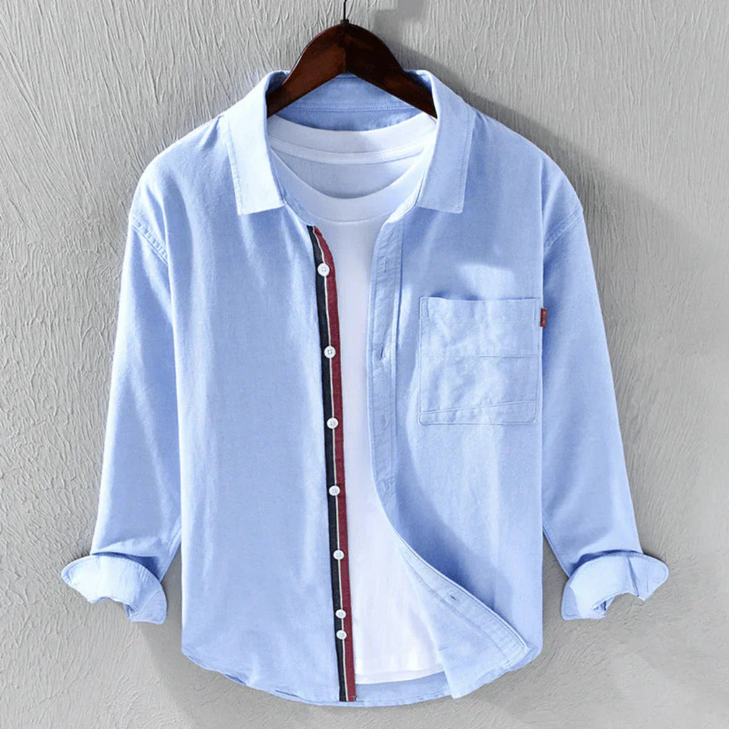Chemise À Manches Longues avec Coupe Classique pour Homme | Idéale pour Le Quotidien Et Les Occasions Formelles