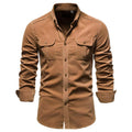 Chemise Slim Fit À Manches Longues Pour Homme | Idéal Pour Usage Quotidien