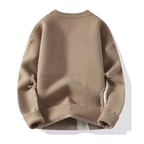 Pull en Maille Patchwork à Coupe Ample pour Homme | Idéal pour un Usage Quotidien