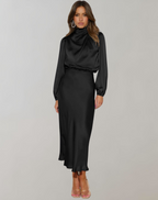 Robe Longue À Manches Longues Pour Femmes | Idéal Pour Occasions Formelles