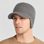 Bonnet Tricoté avec Protection des Oreilles pour Adulte | Idéal pour l’Automne et l’Hiver
