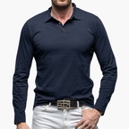 Polo Slim Fit à Manches Longues pour Homme | Idéale pour un Usage Quotidien et Semi-Formel