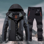 Ensemble Hiver Deux Pièces avec Veste et Pantalon pour Homme | Idéal pour Activités Extérieures