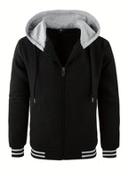 Hoodie à Capuche avec Coupe Droite pour Hommes | Idéal pour les Activités Quotidiennes