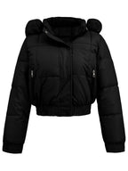 Veste Matelassée Avec Capuche Et Fermeture Zippée Pour Femme | Idéale Pour La Saison Froide