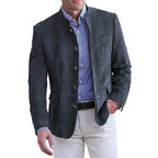 Veste Homme | Fermeture Boutonnée | Col Classique | Mi-Saison Décontractée