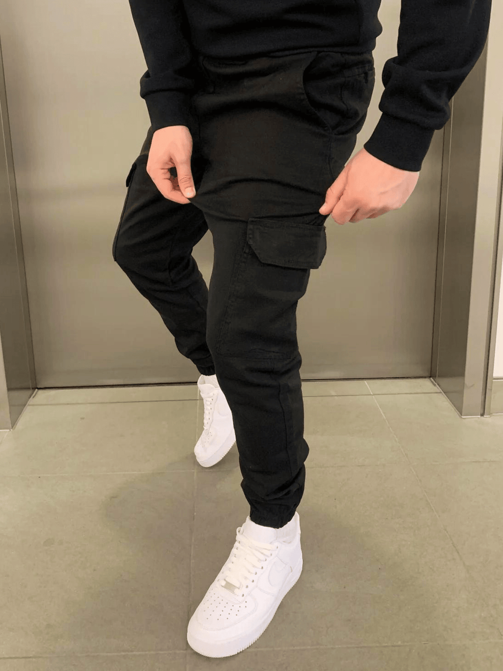 Pantalon Cargo Jogger avec Taille Élastique et Poches Multiples pour Homme | Idéal pour un Usage Quotidien