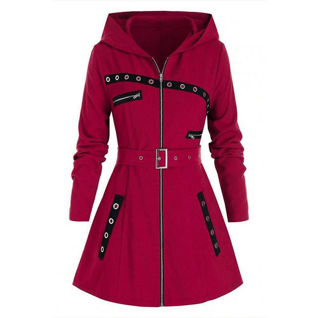 Manteau Long avec Ceinture Et Capuche pour Femme | Idéal pour L’Hiver