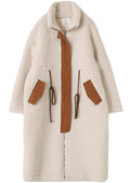 Manteau d’Hiver Grande Taille avec Col Haut et Cordon de Serrage pour Femme | Idéal pour la Saison Froide