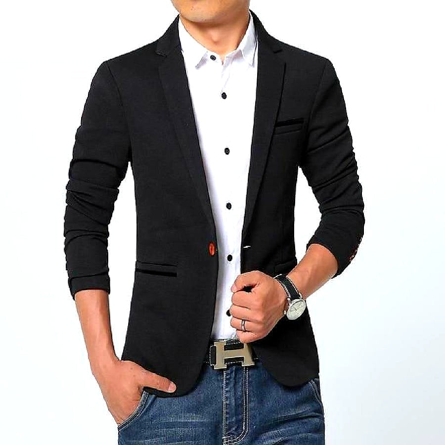 Blazer Pour Homme Avec Coupe Ajustée | Idéal Pour Usage Professionnel Et Quotidien