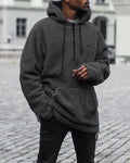 Sweat à Capuche avec Doublure Intérieure pour Homme | Idéal pour l’Hiver