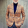 Blazer À Carreaux Pour Hommes | Idéal Pour Usage Quotidien Automnal