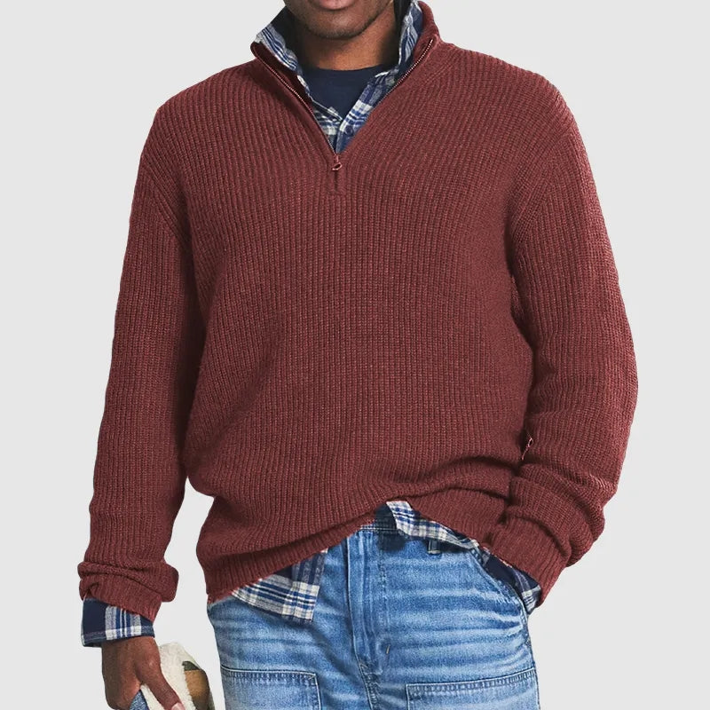 Pull Demi-Zip pour Hommes | Idéal pour Un Usage Quotidien Et Les Occasions Décontractées