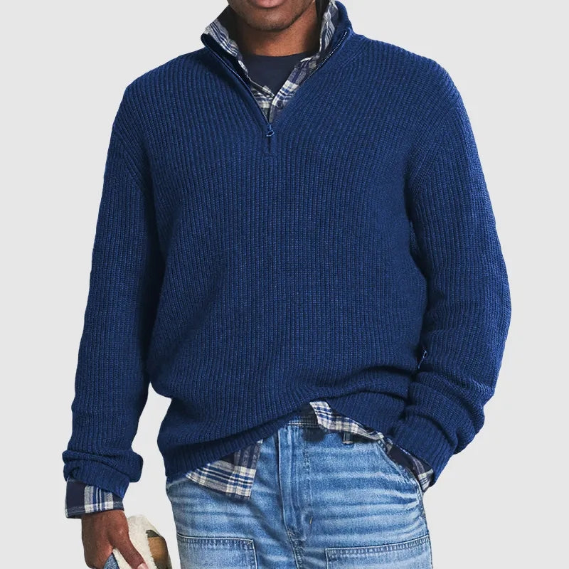 Pull Demi-Zip pour Hommes | Idéal pour Un Usage Quotidien Et Les Occasions Décontractées