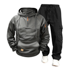Ensemble Deux Pièces avec Sweat à Capuche et Pantalon Cargo pour Homme | Idéal pour Un Usage Quotidien